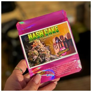 Hash Cake strain — spiced, resin-heavy Wedding Cake hybrid with sweet frosting aroma, representing the deeper side of modern Wedding Cake strain