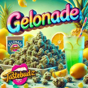 Gelonade strain Tastebudz Genetics UK souvenir FEMINIZED CANNABIS SEEDS UK