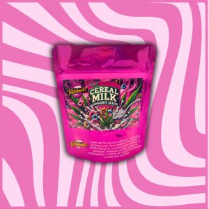 Tastebudz Genetics Cereal Milk strain seed pack — premium photoperiod feminized dessert hybrid with creamy vanilla terpenes