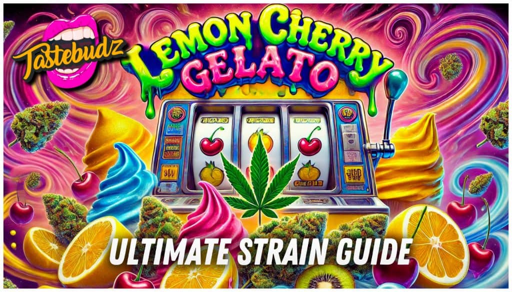 lemon cherry gelato strain ultimate guide UK 2026 Tastebudz Genetics Cannabis Seeds Banner