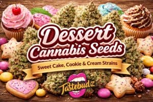 Dessert cannabis seeds – cake, cookie and creamy terpene cannabis strains from Tastebudz Genetics
