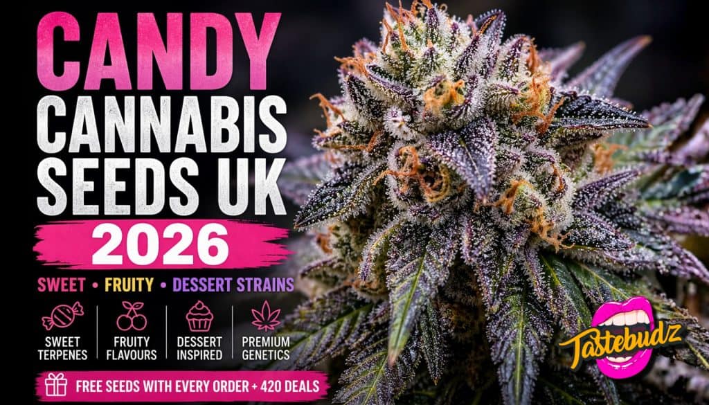 candy cannabis seeds UK sweet dessert strains 2026